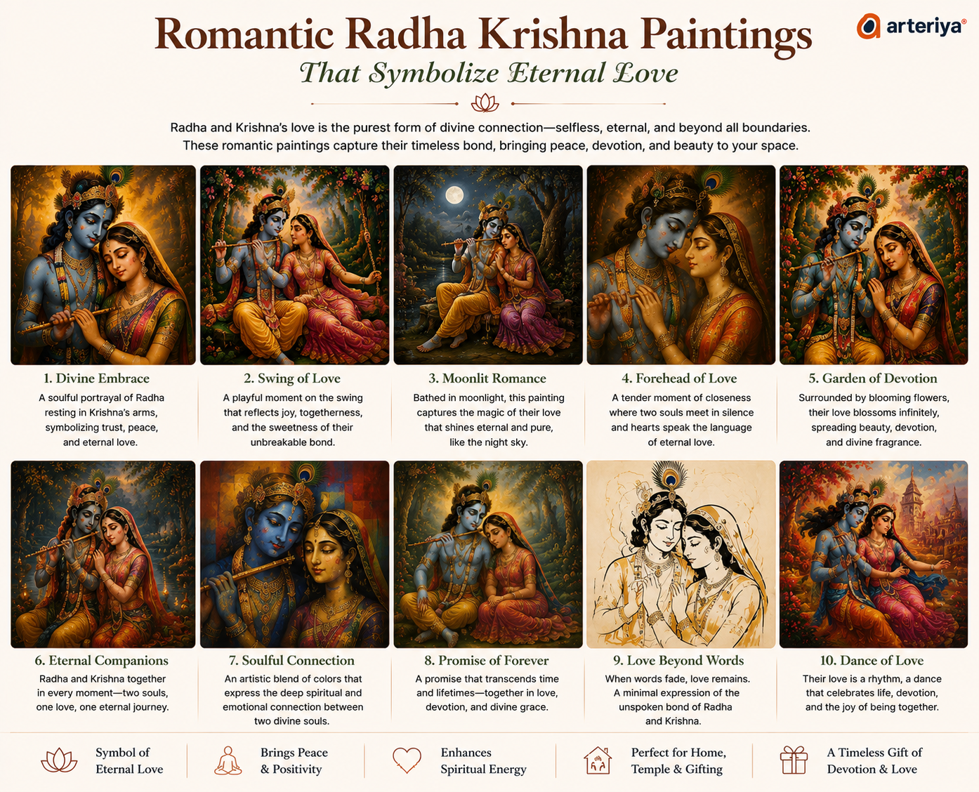Romantic Radha Krishna Paintings That Symbolize Eternal Love
