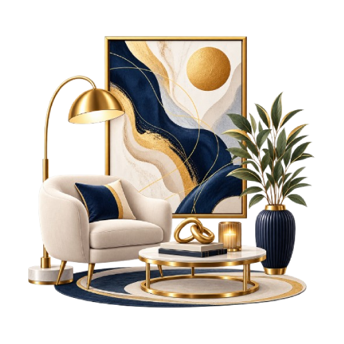 living room wall art painting