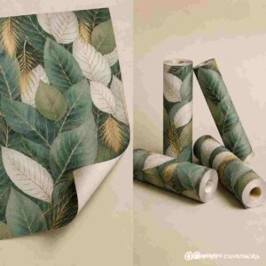 Botanical Leaf Wall Wallpaper - Image 6