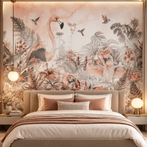 Luxury Tropical Flamingo Wallpaper - Image 4