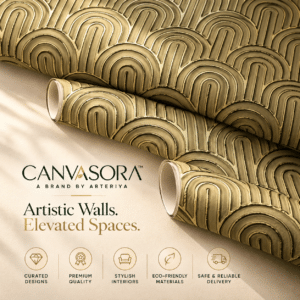 Luxury Gold Art Deco Wallpaper