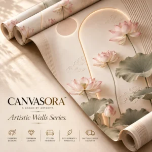 Luxury Lotus Floral Wallpaper