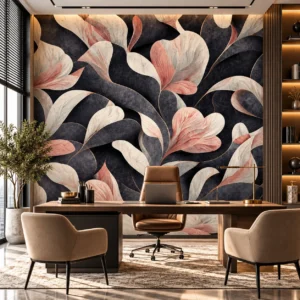 Abstract Floral Wallpaper - Image 3