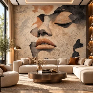 Abstract Face Wallpaper - Image 3