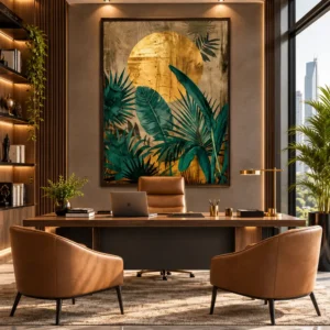 Luxury Tropical Botanical Wall Art - Image 2