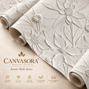 Luxury Embossed Floral Wallpaper