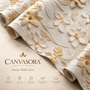 Luxury 3D Floral Wallpaper