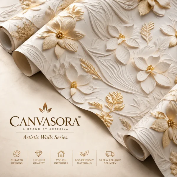 Luxury 3D Floral Wallpaper