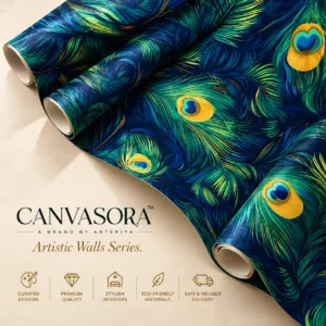 Luxury Peacock Feather Wallpaper