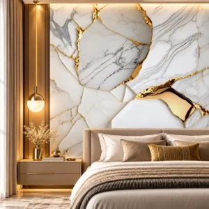 Luxury White Marble Wallpaper - Image 2