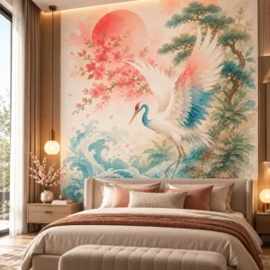 Japanese Crane Wallpaper - Image 2