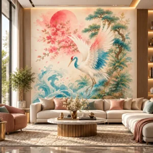 Japanese Crane Wallpaper - Image 4