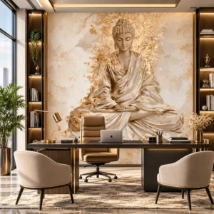 Luxurious Buddha Mural Wallpaper - Image 7